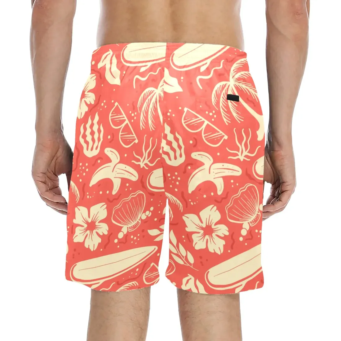 Custom Men's Mid-Length Beach Shorts (ModelL51) — photo 2