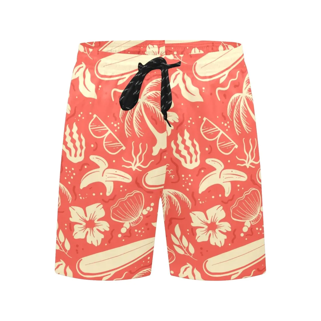 Custom Men's Mid-Length Beach Shorts (ModelL51) — photo 3