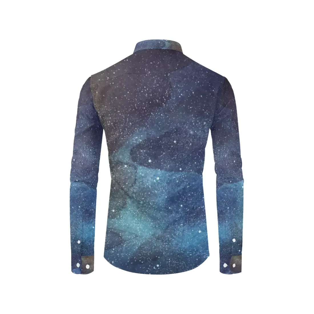 Men's All Over Print Long Sleeve Shirt(Model T61) — photo 4