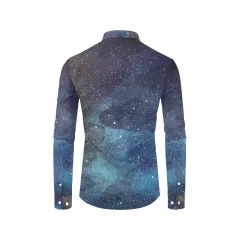 Men's All Over Print Long Sleeve Shirt(Model T61) thumbnail 4