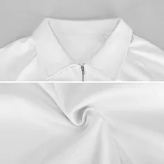 Zipped Short-sleeve Sports Shirt LTPL200 thumbnail 6