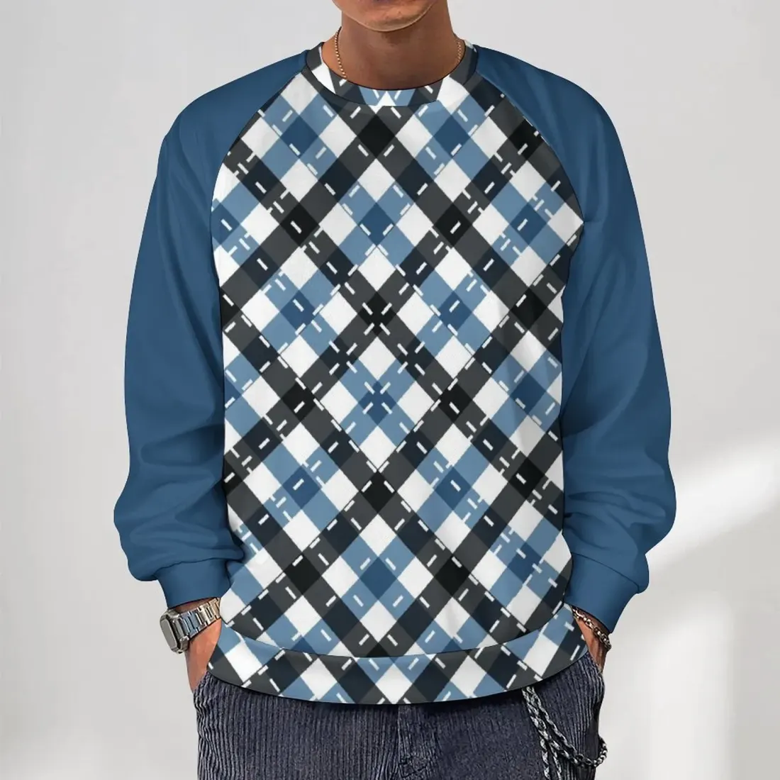 Men's Raglan Crewneck Sweatshirt