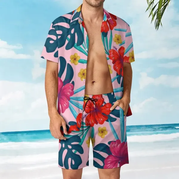 Men's Shirt and Shorts Outfit