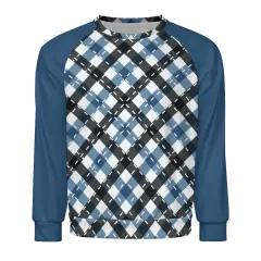 Men's Raglan Crewneck Sweatshirt thumbnail 3