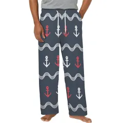 Men's Drawstring Pajama Trousers (Model L80) thumbnail 1