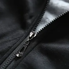 Zip-Up Thickened Fleece-Lined Hoodie thumbnail 5