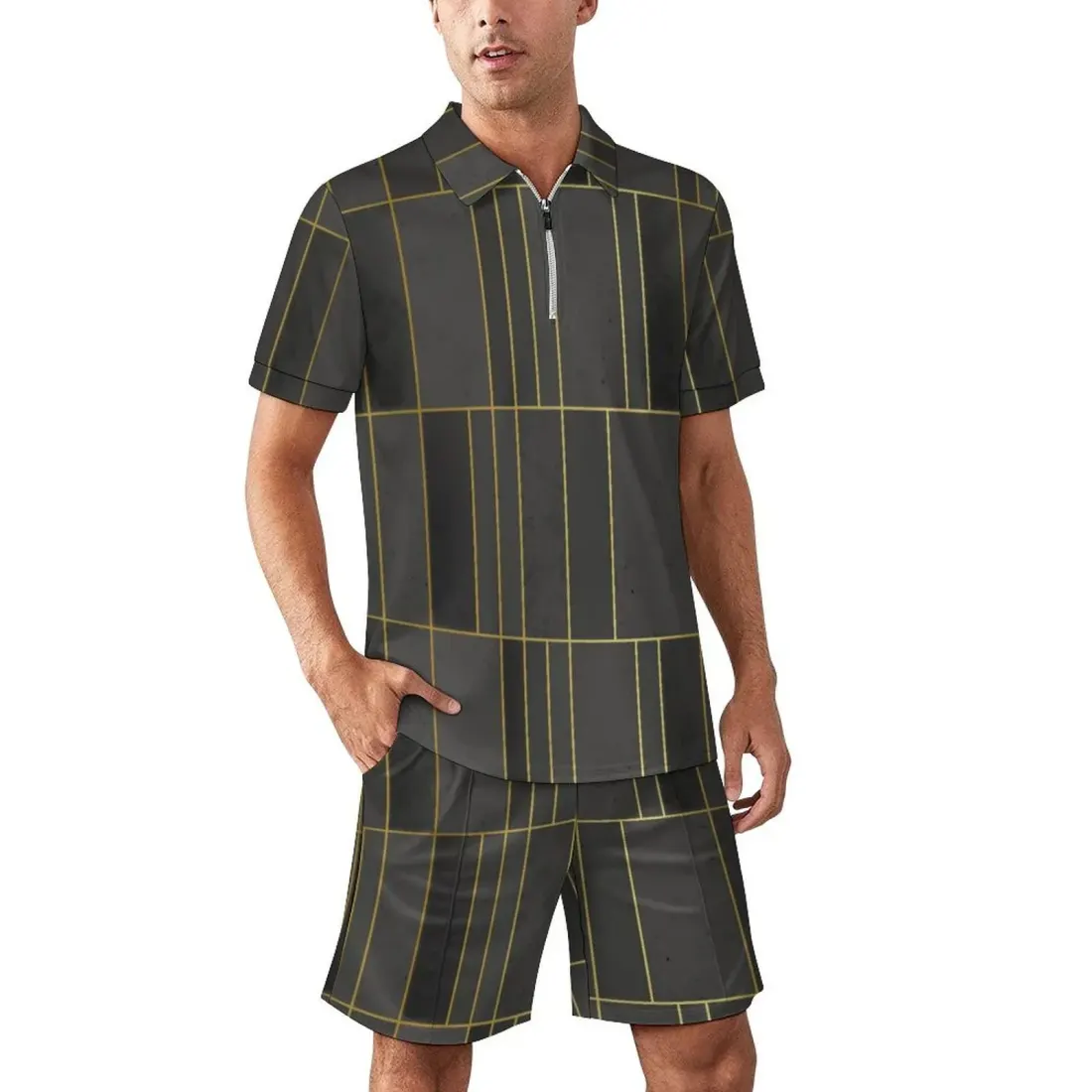 Zip-Up Polo Set RTZ — photo 2