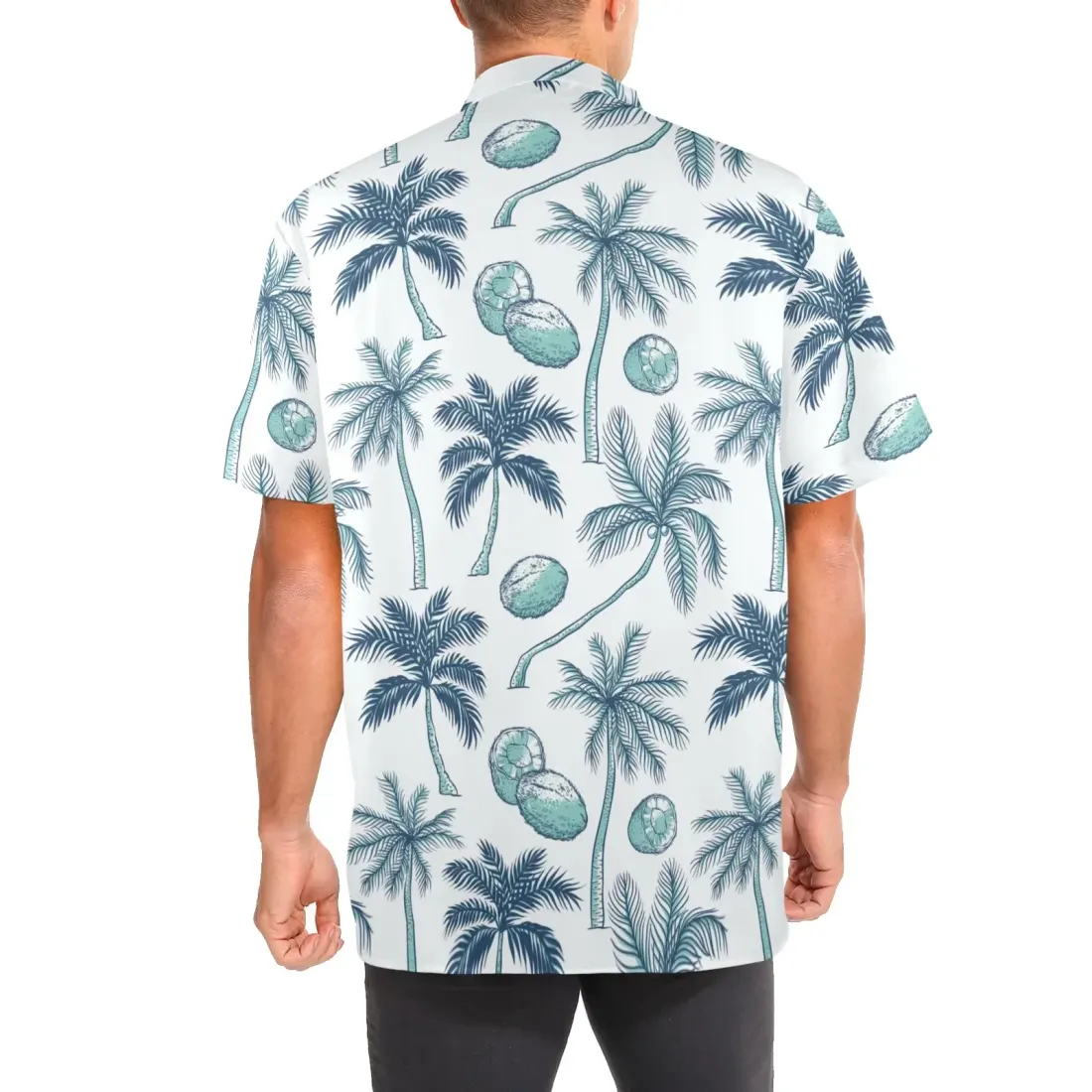Men's Stand-Up Collar Short Sleeve Shirt — photo 3