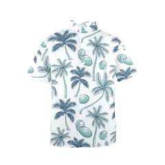 Men's Stand-Up Collar Short Sleeve Shirt thumbnail 4