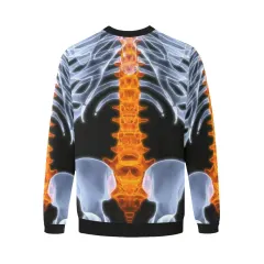 Men's All Over Print Fuzzy Sweatshirt (Model H18) thumbnail 4