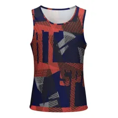 Fitted All-Over Print Tank Top BK thumbnail 4