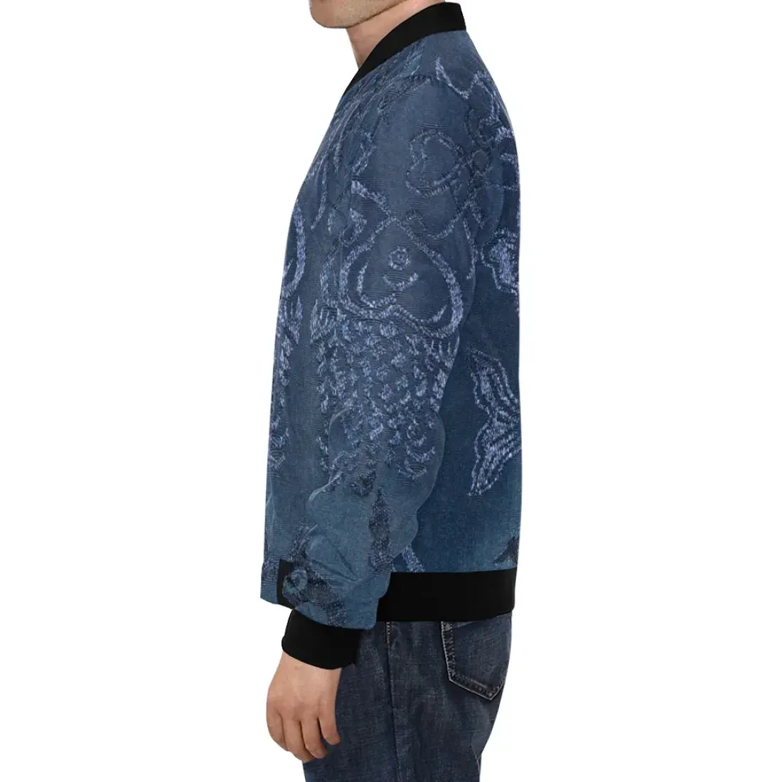 Men's All Over Print Casual Jacket (Model H19) — photo 2