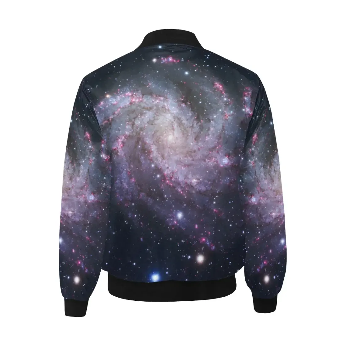 Men's All Over Print Quilted Bomber Jacket(Model H33) — photo 4