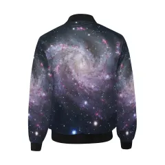 Men's All Over Print Quilted Bomber Jacket(Model H33) thumbnail 4