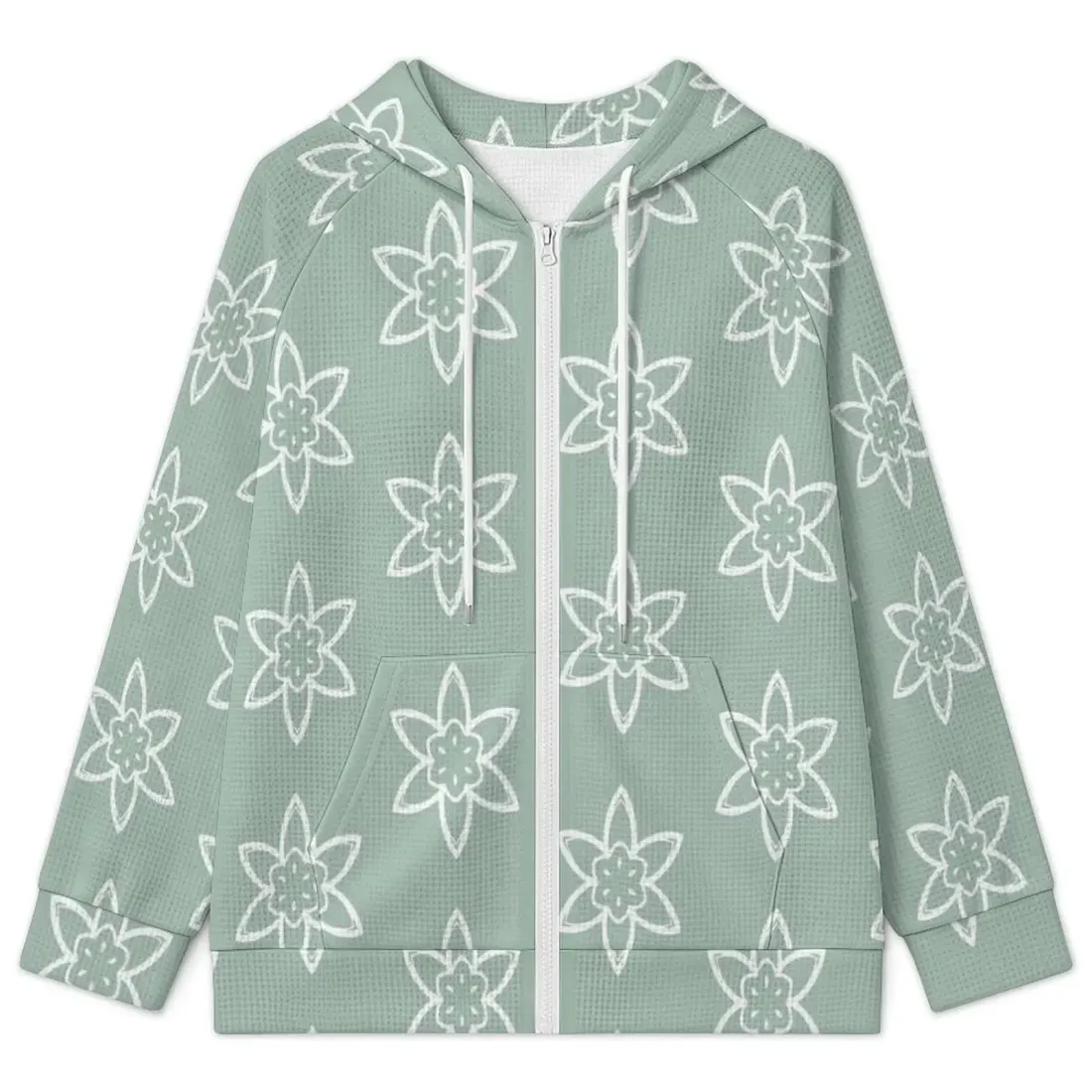 Women's Full-zip Hoodie with Drawstring — photo 3