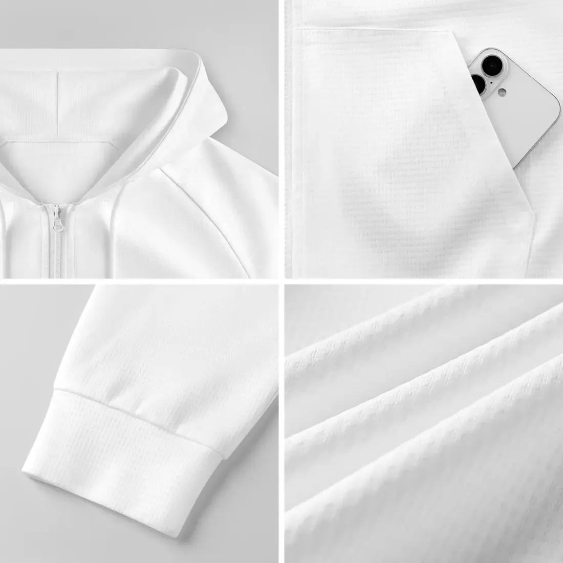 Women's Full-zip Hoodie with Drawstring — photo 6