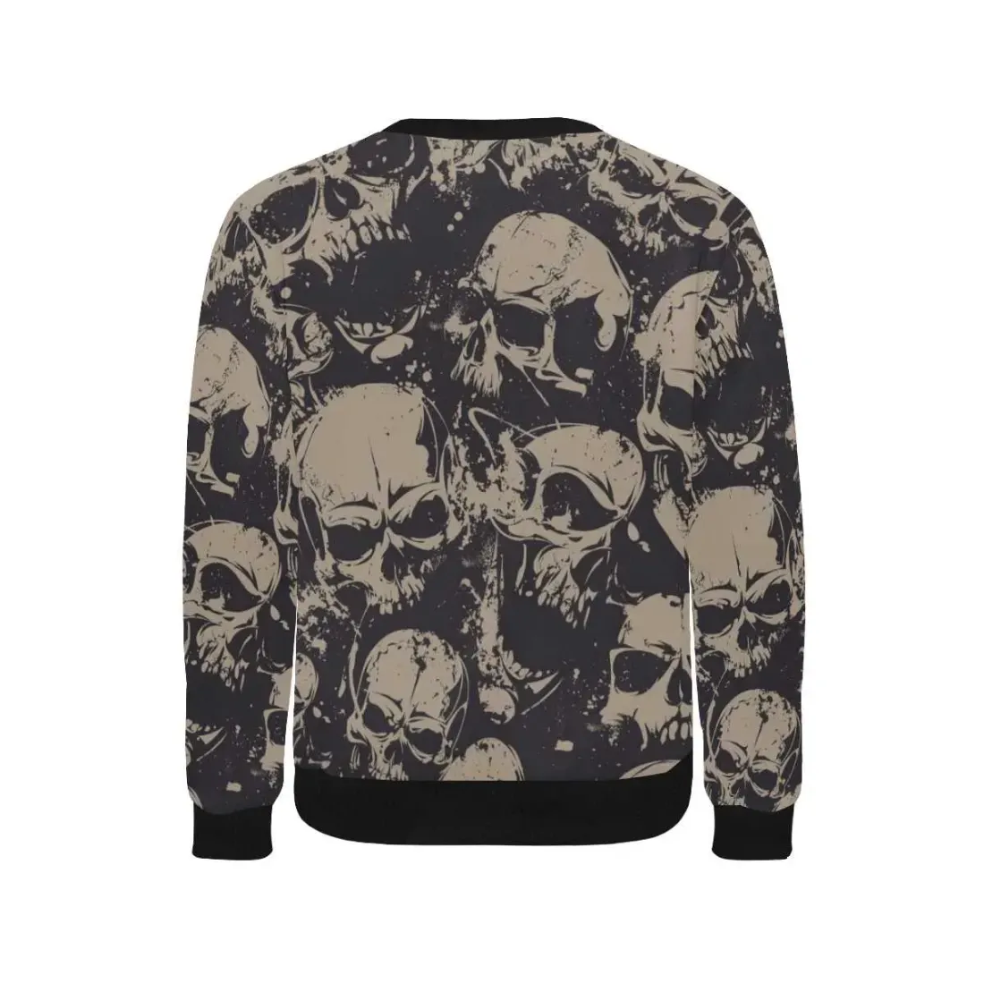 Men's Rib Cuff Crew Neck Sweatshirt(Model H34) — photo 4