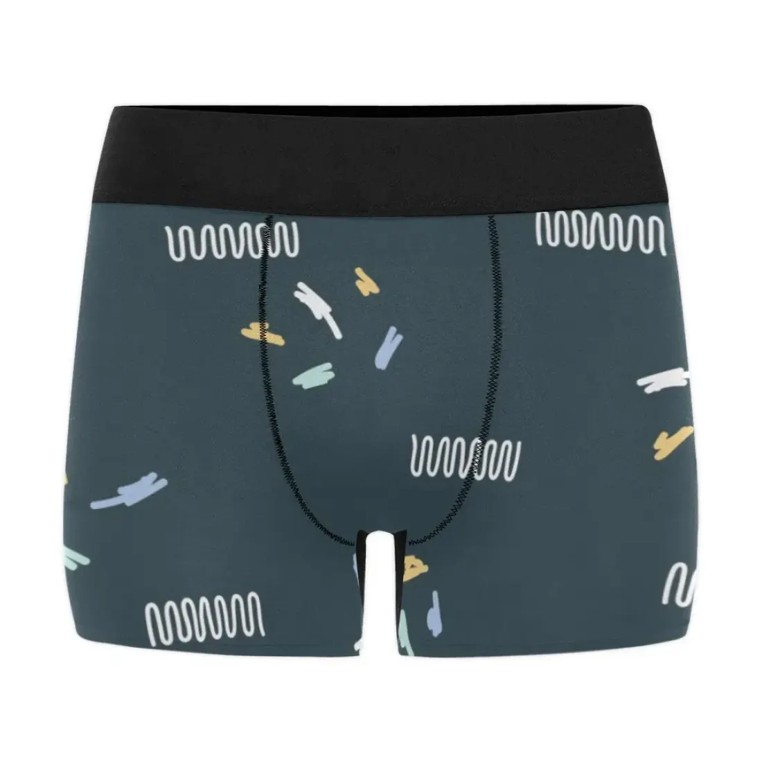 Men's All Over Print Boxer Briefs(3 Panels)(Model L10) — photo 3