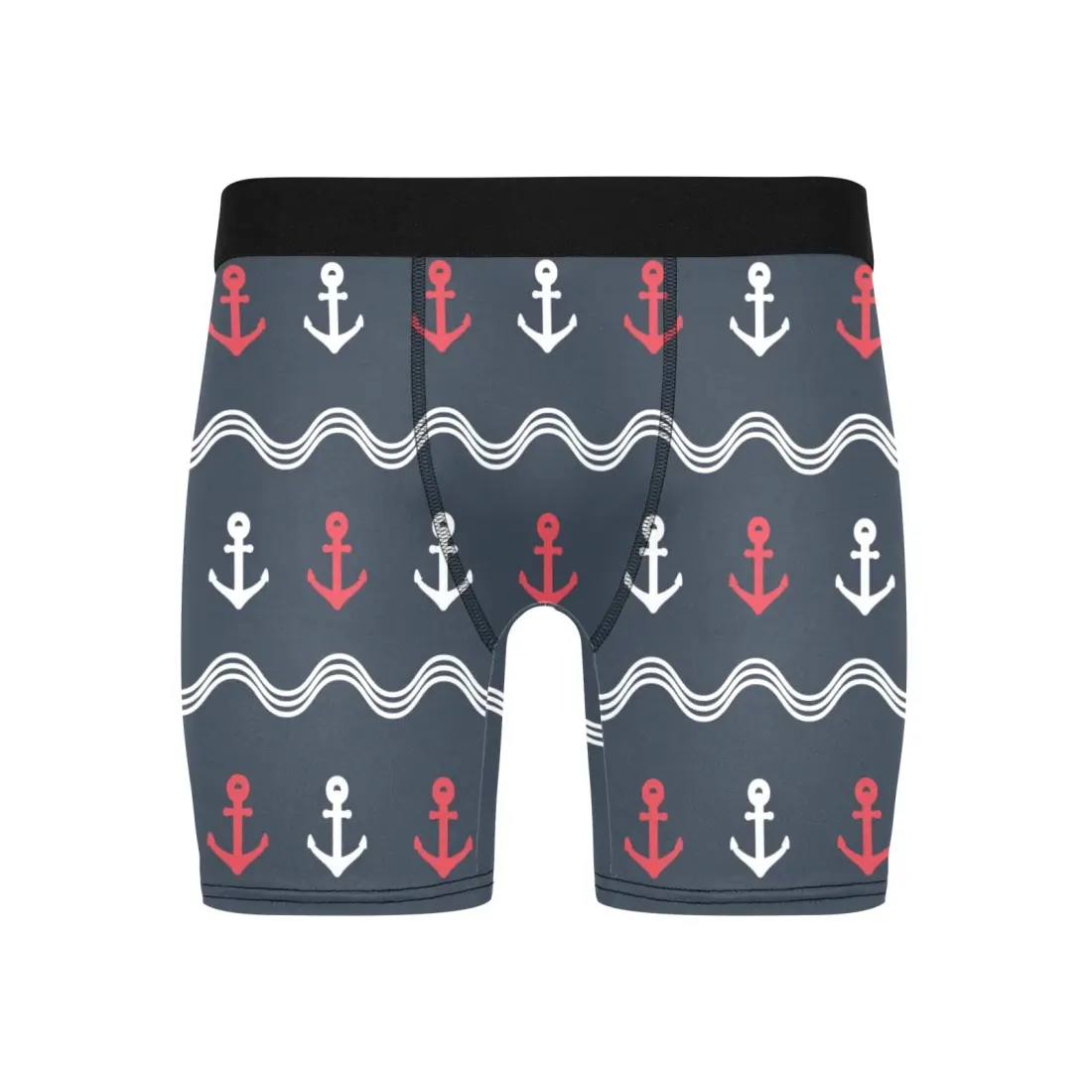 Men's Long Leg Boxer Briefs (Model L67) — photo 3