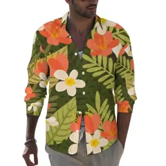 Men's Long-sleeved Shirt with Pocket AY007 thumbnail 2