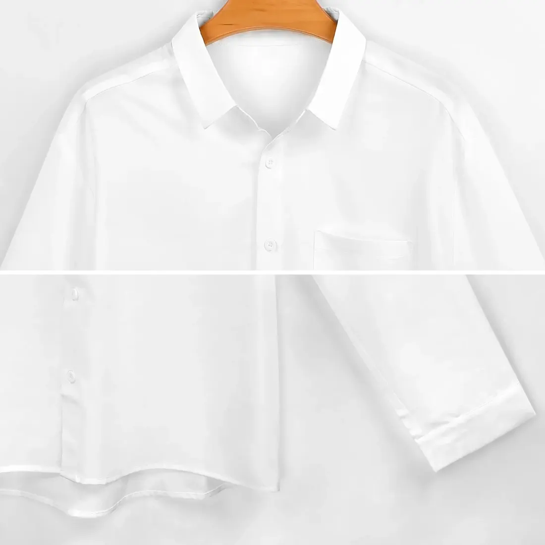 Men's Long-sleeved Shirt with Pocket AY007 — photo 6