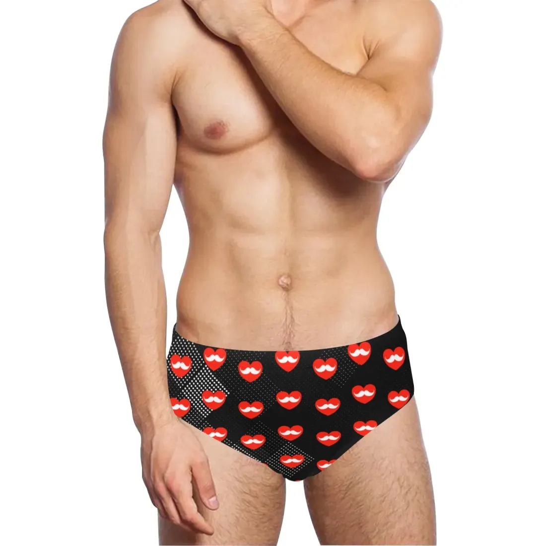 Men's Swimming Briefs (ModelL59) — photo 2