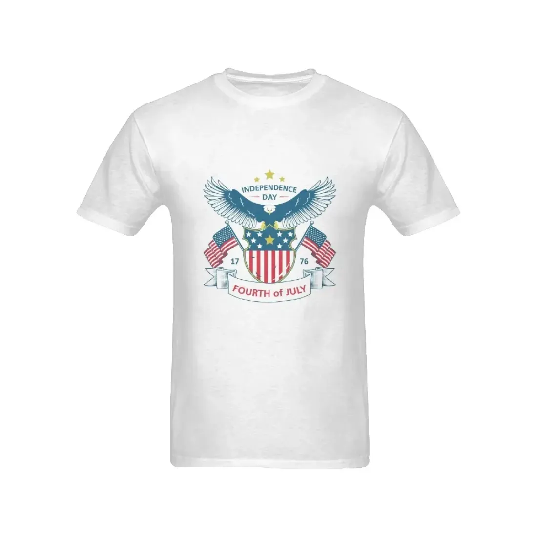 Custom Men's T-shirt(USA Size)(Model T02)(One Side Printing) — photo 3