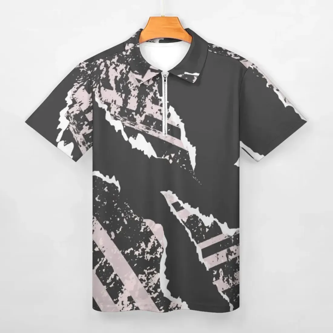 Short-Sleeve Zip Polo Shirt(B470) — photo 5