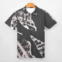 Short-Sleeve Zip Polo Shirt(B470) thumbnail 5
