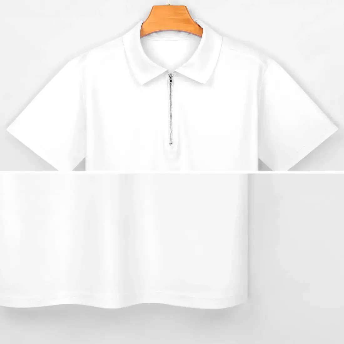 Short-Sleeve Zip Polo Shirt(B470) — photo 6