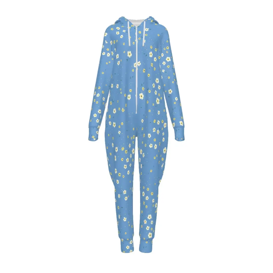 Women's Hooded Zipper Jumpsuit — photo 2