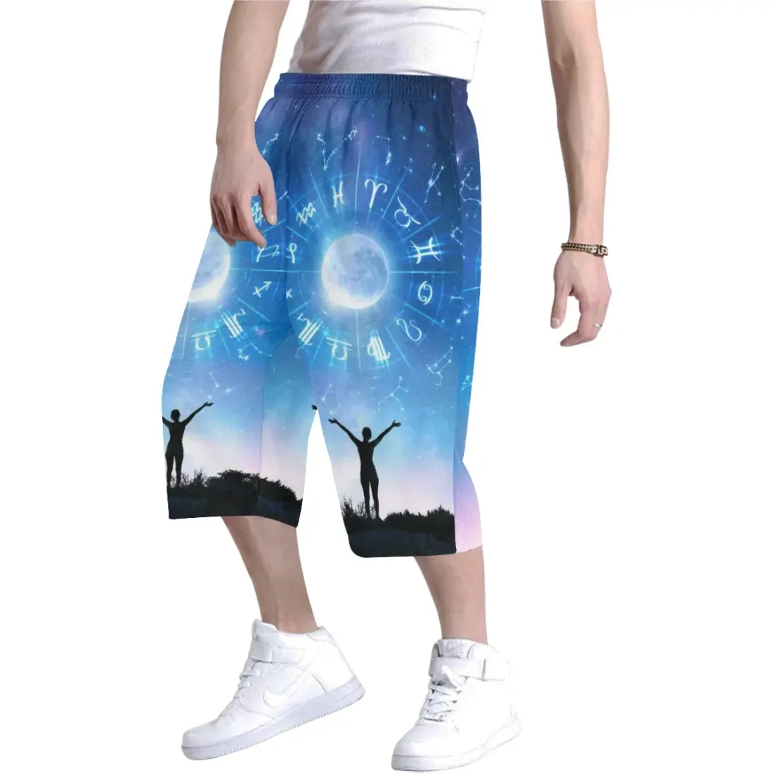 Men's All Over Print Baggy Shorts (Model L37)