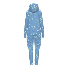 Women's Hooded Zipper Jumpsuit thumbnail 3