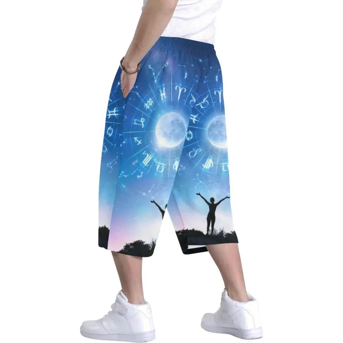 Men's All Over Print Baggy Shorts (Model L37) — photo 2