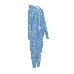 Women's Hooded Zipper Jumpsuit thumbnail 4