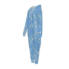 Women's Hooded Zipper Jumpsuit thumbnail 5