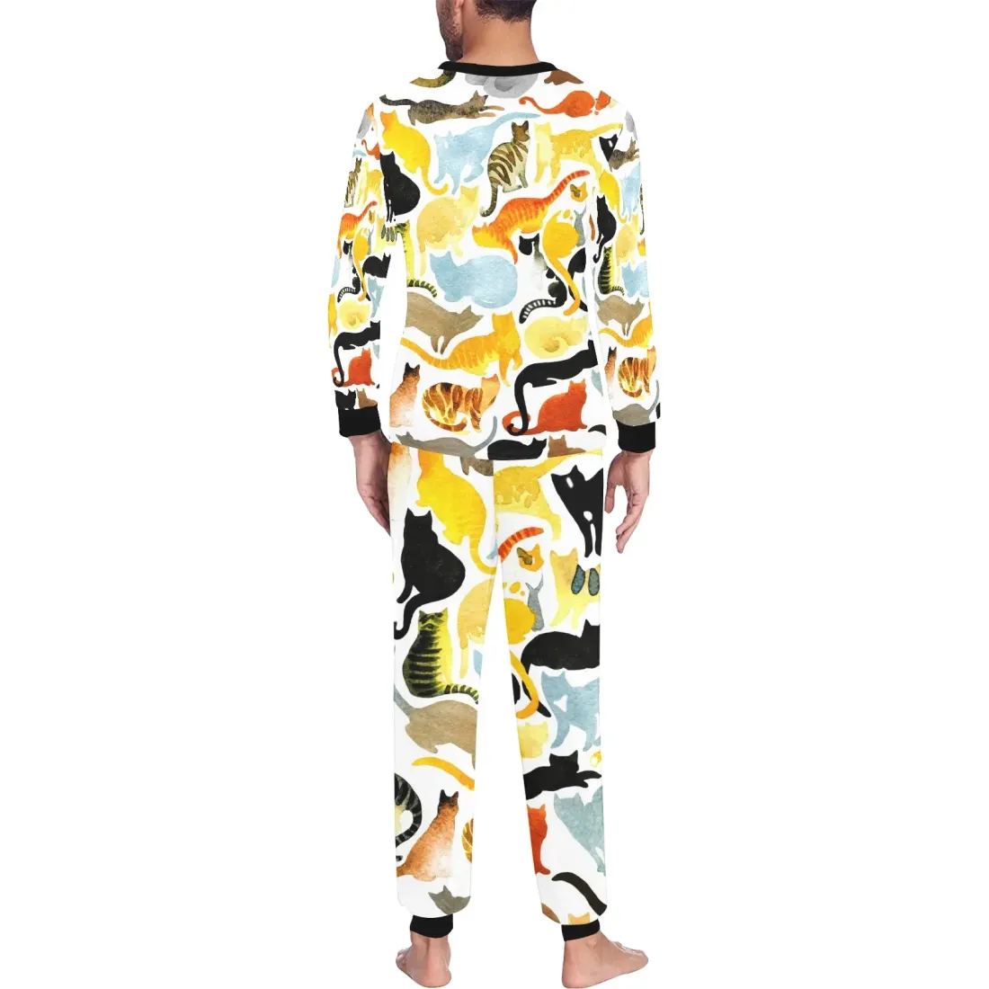 Men's All Over Print Pajama Set (ModelSets 07) — photo 2