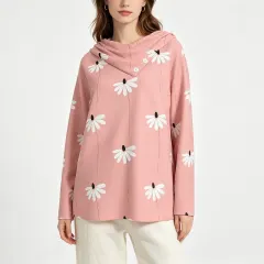 Women's Wrap Neck Long Sleeve Shirt thumbnail 1