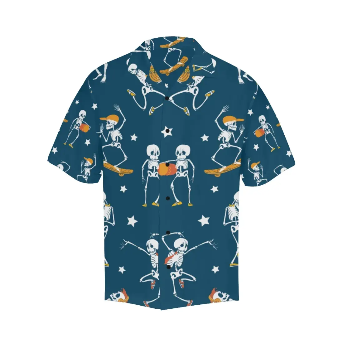 Men's All Over Print Hawaiian Shirt (Model T58) — photo 3