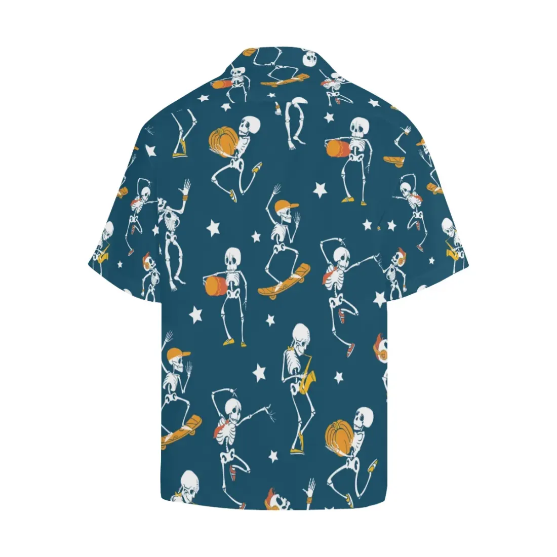 Men's All Over Print Hawaiian Shirt (Model T58) — photo 4