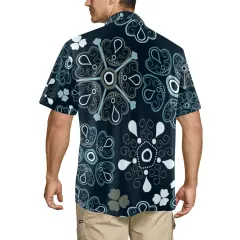 Men's V-Neck Short Pajama Top (Model Sets 11) thumbnail 3