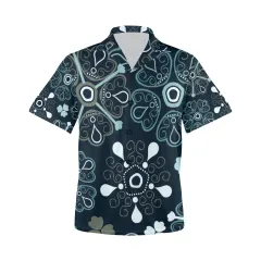 Men's V-Neck Short Pajama Top (Model Sets 11) thumbnail 4
