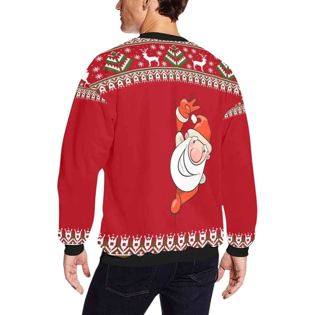 Men's All Over Print Sweatshirt (Model H18) — photo 2