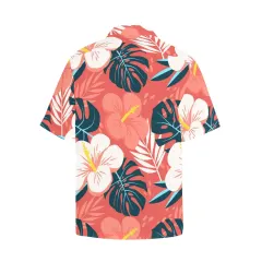 Men's All Over Print Hawaiian Shirt With Chest Pocket(ModelT58)(Merged Design) thumbnail 4