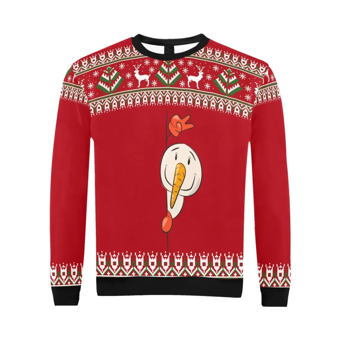 Men's All Over Print Sweatshirt (Model H18) — photo 3