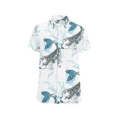 Men's AOP Short Sleeve Shirt with Chest Pocket (Model T53) thumbnail 3