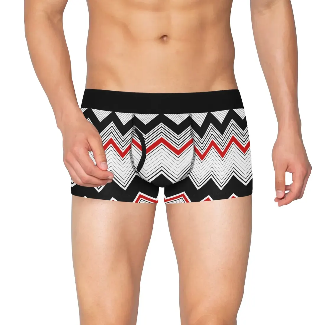 Men's Boxer Briefs with Fly (ModelL49) — photo 2