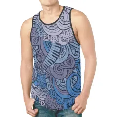 Men's All Over Print Tank Top (Model T46) thumbnail 1