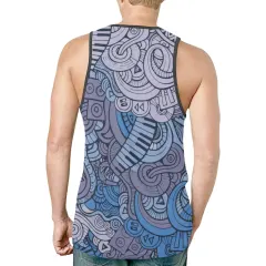 Men's All Over Print Tank Top (Model T46) thumbnail 2