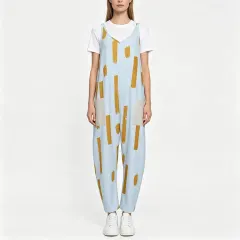 Women's V-neck Sleeveless Jumpsuit thumbnail 1